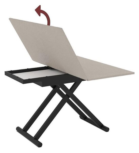 Маса с повдигащ механизъм Gliss - 140 - 180 x 80 x 75 cm, различни цветове