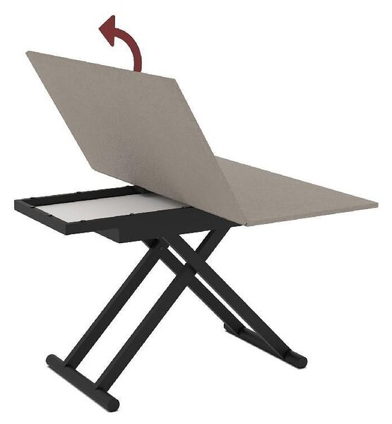 Маса с повдигащ механизъм Gliss - 140 - 180 x 80 x 75 cm, различни цветове