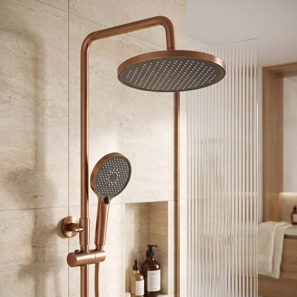 Комплект за душ PREMIUM Rea Maxim Brush Copper