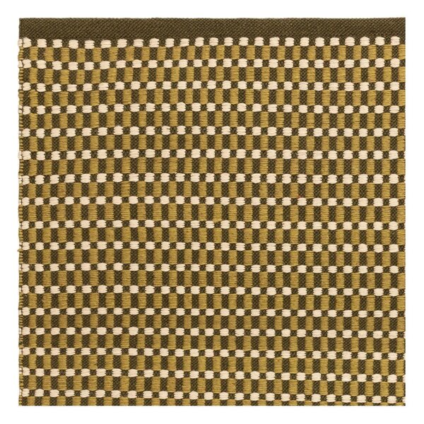 Ръчно изработен килим със смес от вълна в цвят каки 120x170 cm Ember – MADE