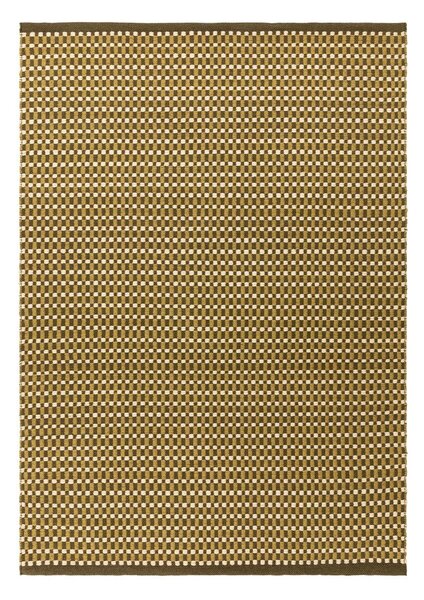 Ръчно изработен килим със смес от вълна в цвят каки 120x170 cm Ember – MADE