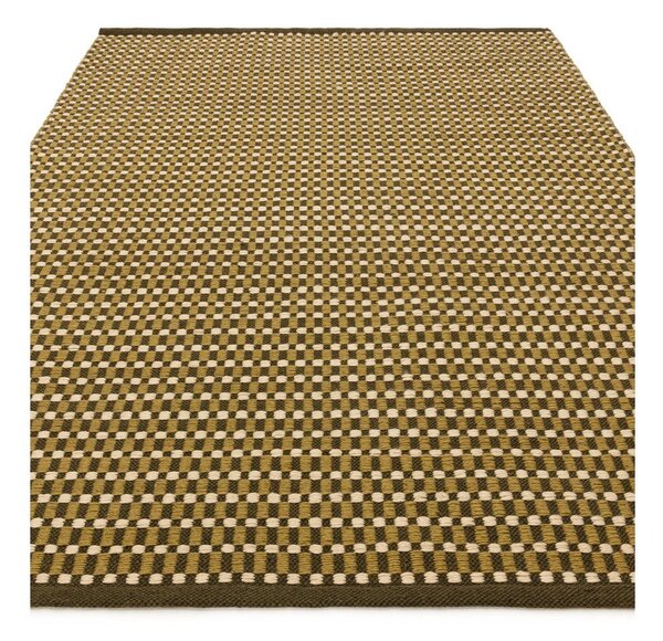 Ръчно изработен килим със смес от вълна в цвят каки 120x170 cm Ember – MADE