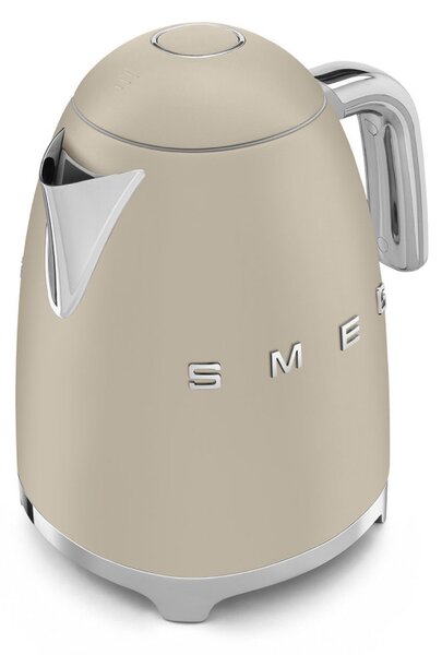 Електрическа кана SMEG KLF03MLMEU, 2400 W, 1.7 л, 360° основа, Матово покритие, Лунна светлина