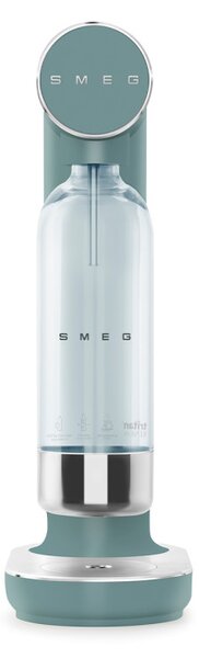 Машина за сода SMEG Collezione SKC01EGM, 800 мл, CO2, Предпазен клапан, Тавичка за отцеждане, Ръчна, Зелен