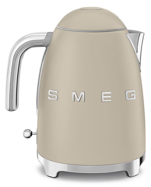 Електрическа кана SMEG KLF03MLMEU, 2400 W, 1.7 л, 360° основа, Матово покритие, Лунна светлина