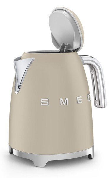 Електрическа кана SMEG KLF03MLMEU, 2400 W, 1.7 л, 360° основа, Матово покритие, Лунна светлина