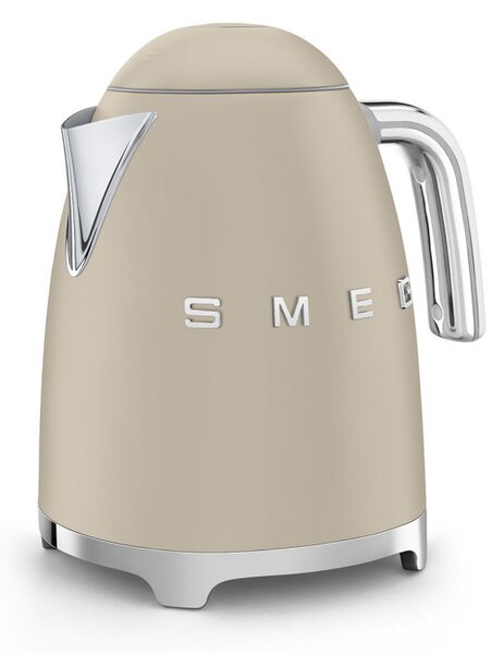 Електрическа кана SMEG KLF03MLMEU, 2400 W, 1.7 л, 360° основа, Матово покритие, Лунна светлина