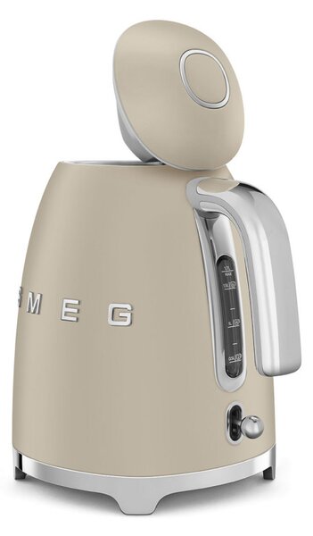 Електрическа кана SMEG KLF03MLMEU, 2400 W, 1.7 л, 360° основа, Матово покритие, Лунна светлина