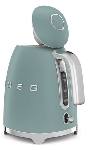 Електрическа кана SMEG KLF03EGMEU, 2400 W, 1.7 л, 360° основа, Матово покритие, Изумрудено зелено