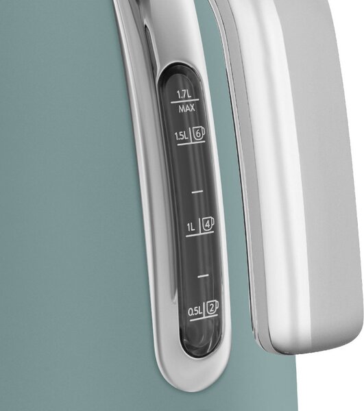 Електрическа кана SMEG KLF03EGMEU, 2400 W, 1.7 л, 360° основа, Матово покритие, Изумрудено зелено