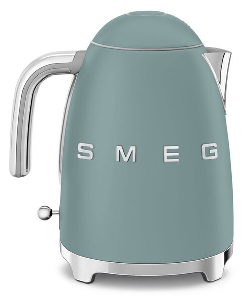 Електрическа кана SMEG KLF03EGMEU, 2400 W, 1.7 л, 360° основа, Матово покритие, Изумрудено зелено