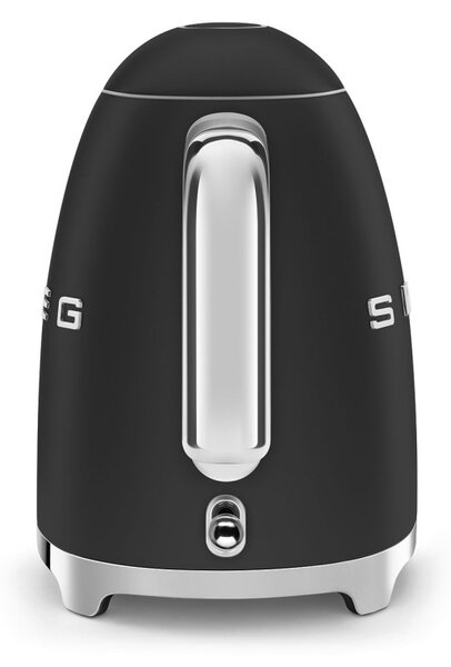 Електрическа кана SMEG KLF03BLMEU, 2400 W, 1.7 л, 360° основа, Матово покритие, Черен