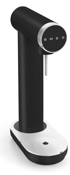 Машина за сода SMEG Collezione SKC01BLM, 800 мл, CO2, Предпазен клапан, Тавичка за отцеждане, Ръчна, Черен мат