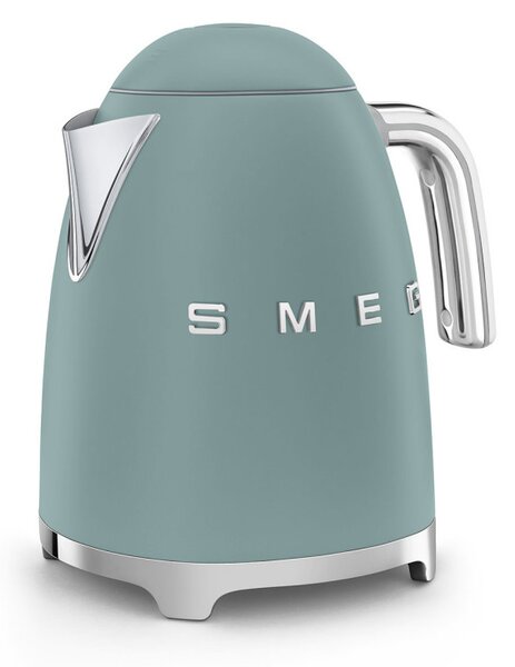 Електрическа кана SMEG KLF03EGMEU, 2400 W, 1.7 л, 360° основа, Матово покритие, Изумрудено зелено