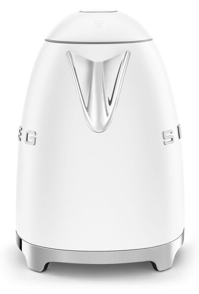 Електрическа кана SMEG KLF03WHMEU, 2400 W, 1.7 л, 360° основа, Матово покритие, Бял