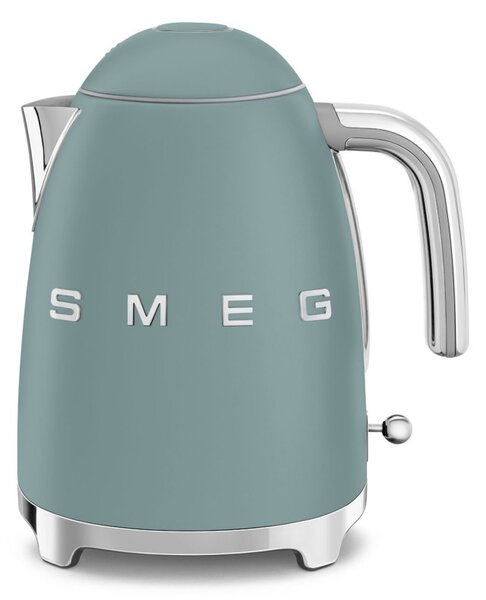 Електрическа кана SMEG KLF03EGMEU, 2400 W, 1.7 л, 360° основа, Матово покритие, Изумрудено зелено