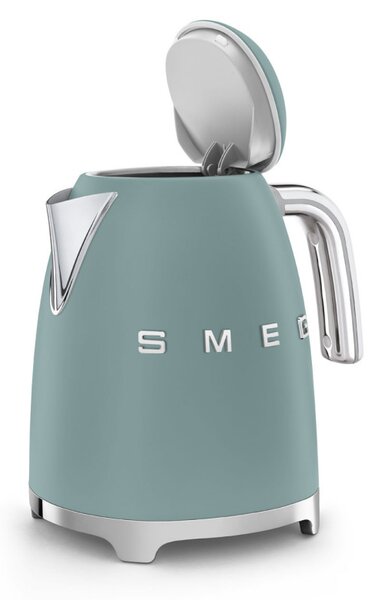 Електрическа кана SMEG KLF03EGMEU, 2400 W, 1.7 л, 360° основа, Матово покритие, Изумрудено зелено