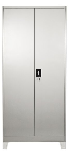 Метален гардероб Ugren Светлосив 90x40x190 см