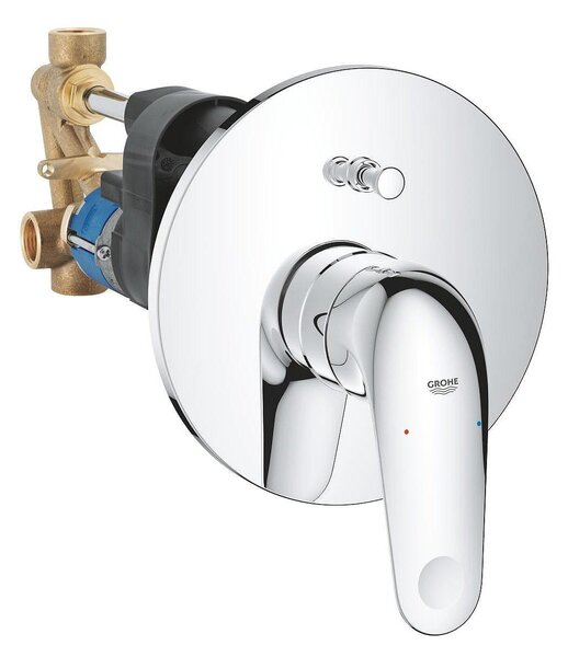 Grohe Euroeco eдноръкохватков смесител за вана/душ, за вграждане