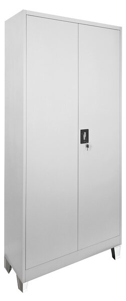 Метален гардероб Ugren Светлосив 90x40x190 см