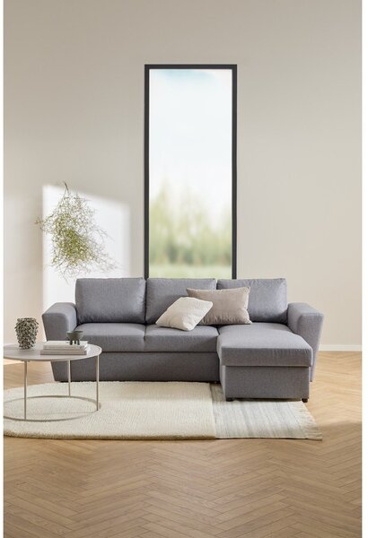 Сива стоманена кръгла масичка за кафе ø 80 cm Seaford – Actona