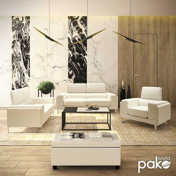 Диван Shea за 3 места Ivory 198x80x87 см