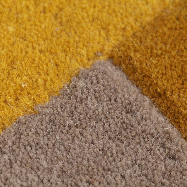 Килим Collage Жълт Охра/Естествен 120X180 см, Flair Rugs