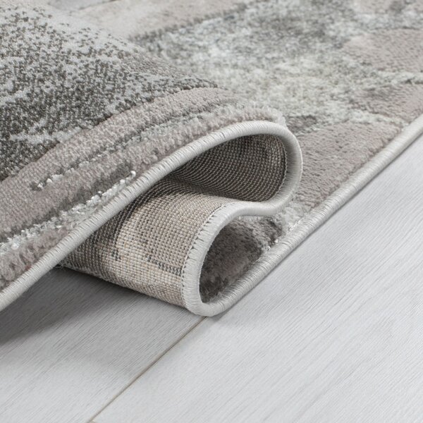 Пътека Мраморен Сребрист 60X230 см, Flair Rugs