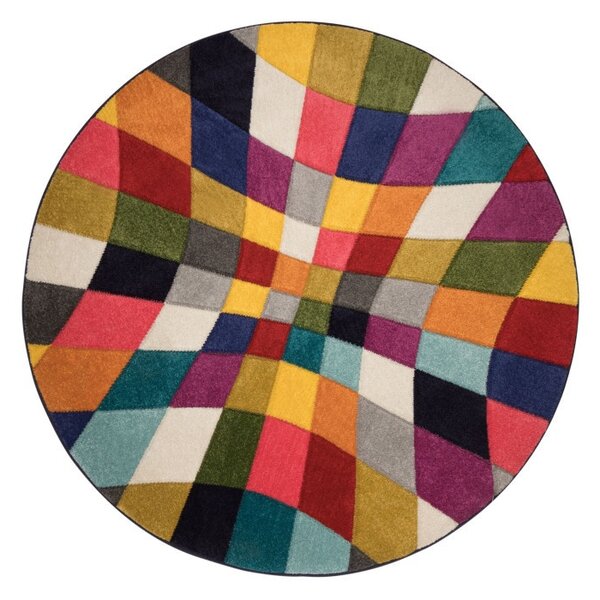 Килим Румба Мултиколор 160X160 см, кръгъл, Flair Rugs