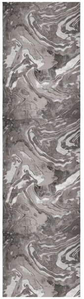 Пътека Мраморен Сребрист 60X230 см, Flair Rugs