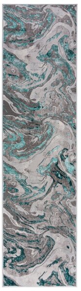 Пътека Мраморен ЗЕЛЕН СМАРАГД 60X230 см, Flair Rugs