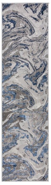 Пътека мраморен тъмносин 60X230 см, Flair Rugs