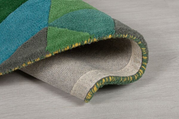 Пътека Prism Зелен/Многоцветен 60X230 см, Flair Rugs