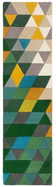 Пътека Prism Зелен/Многоцветен 60X230 см, Flair Rugs