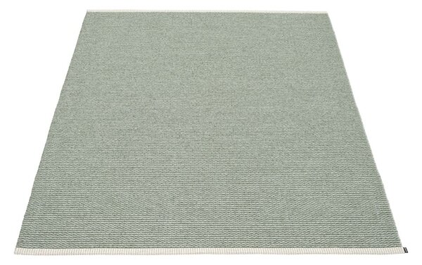 Светлозелен килим за открито и закрито 140x200 cm Mono Sage Army – Pappelina