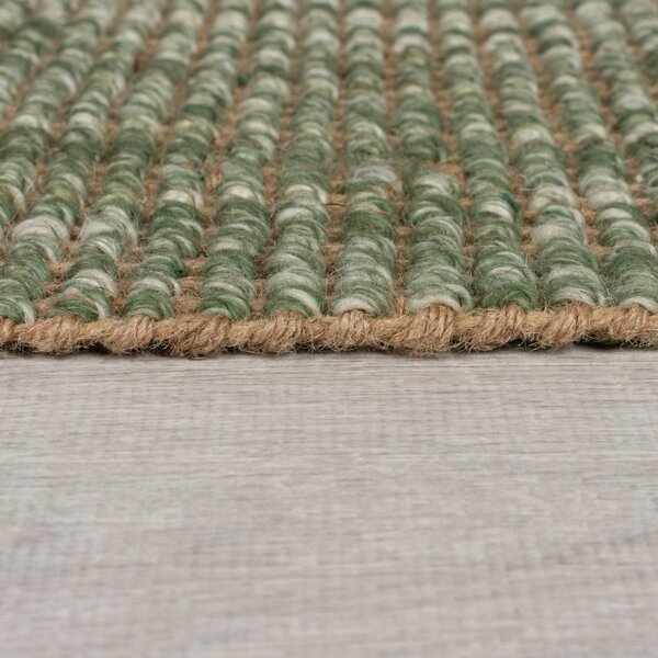 Килим от юта омбре зелено 60X110 см, Flair Rugs