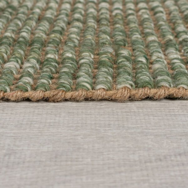 Килим от юта омбре зелено 60X110 см, Flair Rugs