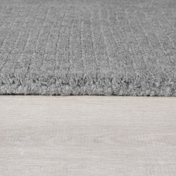 Текстурирана вълна Текстуриран граничен килим GREY MARL 160X230 cm, Flair Rugs