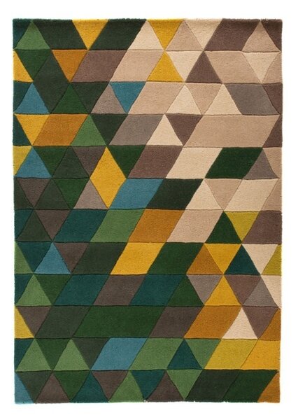 Килим Prism Зелен/Многоцветен 80X150 см, Flair Rugs