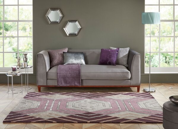 Килим, Harlow, Flair Rugs, сливов, 120x170 см