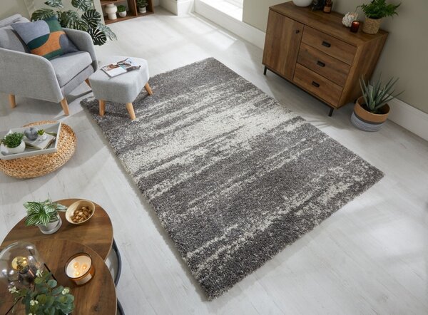 Килим, Reza Ombre, Flair Rugs, сив, 80x150 см