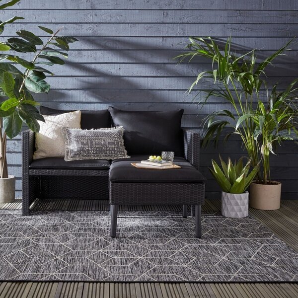 Килим, Napoli, Flair Rugs, черен, 120x170 см