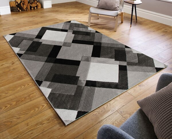 Килим, Nimbus, Flair Rugs, сив, 120x170 см