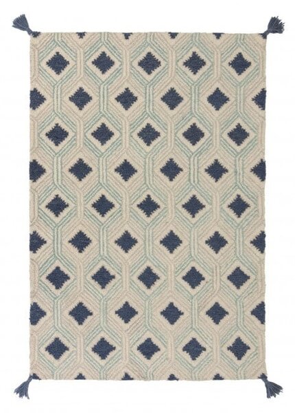 Килим, Marco, Flair Rugs, син, 120x170 см