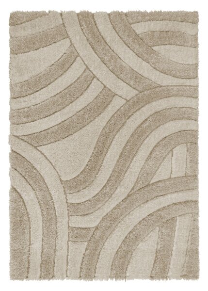 Килим, Velvet Carved, Flair Rugs, естествен, 80x150 см