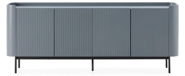 Сиво-син скрин 200x80x40 cm Willa – MOME
