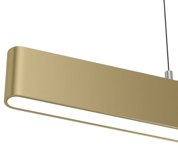 Maytoni P010PL-L23G3K - LED Пендел STEP LED/23W/230V 3000K 91 см златист