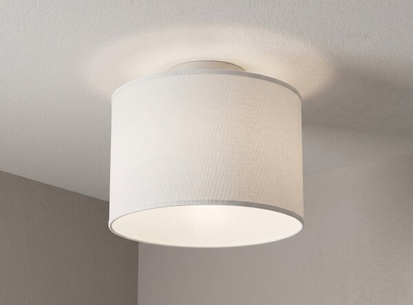 Таванно осветително тяло ARDEN 1xE27/15W/230V Ø 25 см бяло