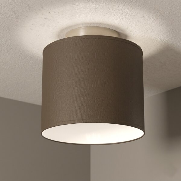 Плафон ARDEN 1xE27/15W/230V Ø 18 см черен