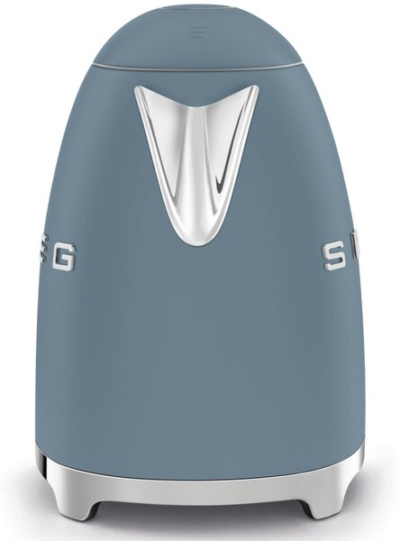 Електрическа кана SMEG KLF03SBMEU, 2400 W, 1.7 л, 360° основа, Матово покритие, Буреносно синьо